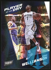 2021-22 Panini Player of the Day Rainbow #33 Zion Williamson New Orleans